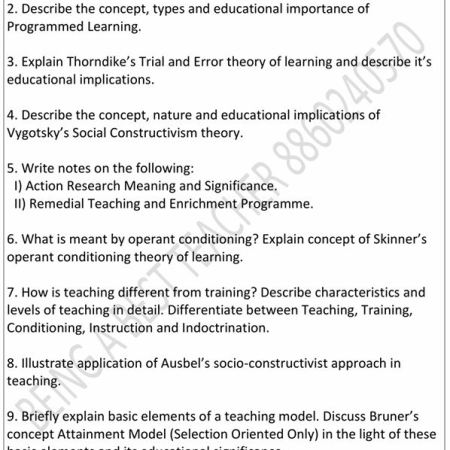 CBLU Learning and Teaching Questions with Answers PDF (English Medium) - Image 2