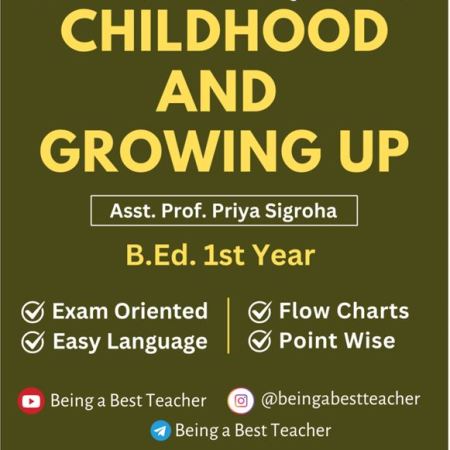 CBLU Childhood and Growing Up Important Questions with Answers PDF (English Medium)