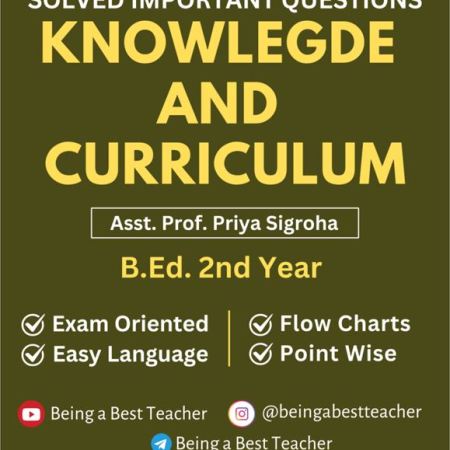 CBLU Knowledge and Curriculum Important Questions with Answers PDF (English Medium) - Image 1