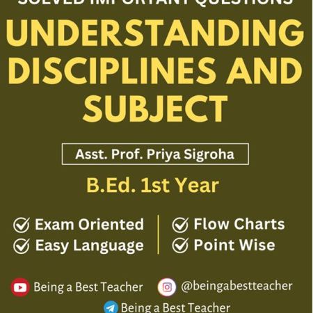CBLU Understanding Disciplines and Subject Important Questions with Answers PDF (Hindi Medium) - Image 1