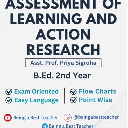 RMLAU Assessment of Learning and Action Research Important Questions with Answers PDF (English Medium)