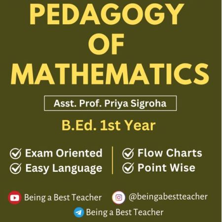 CBLU Pedagogy of Mathematics Important Questions with Answers PDF (English Medium) - Image 1