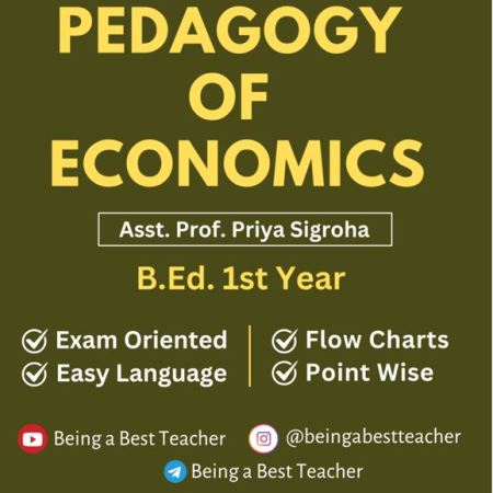 CBLU Pedagogy of Economics Important Questions with Answers PDF (English Medium) - Image 1