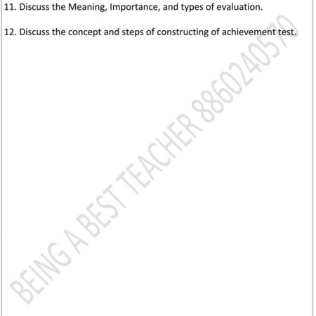 CBLU Pedagogy of Economics Important Questions with Answers PDF (English Medium) - Image 3